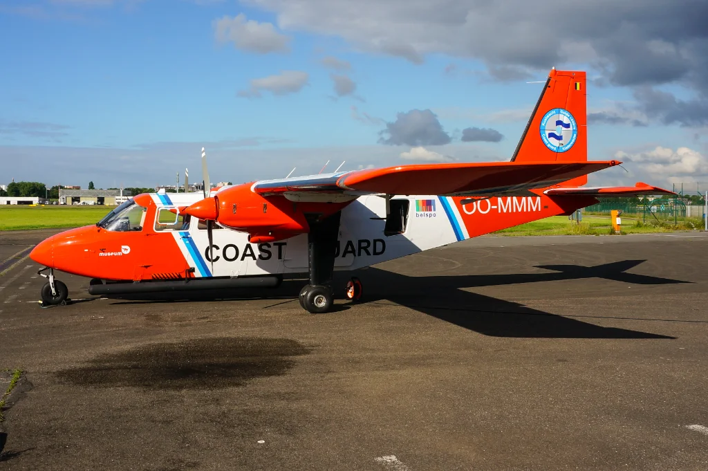 OO-MMM BN2P Belgian Coast Guard