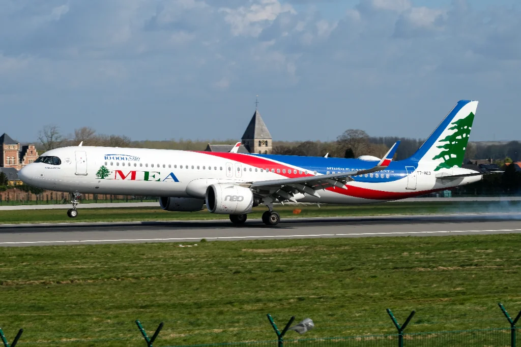 T7-ME3 A21N Middle East Airlines