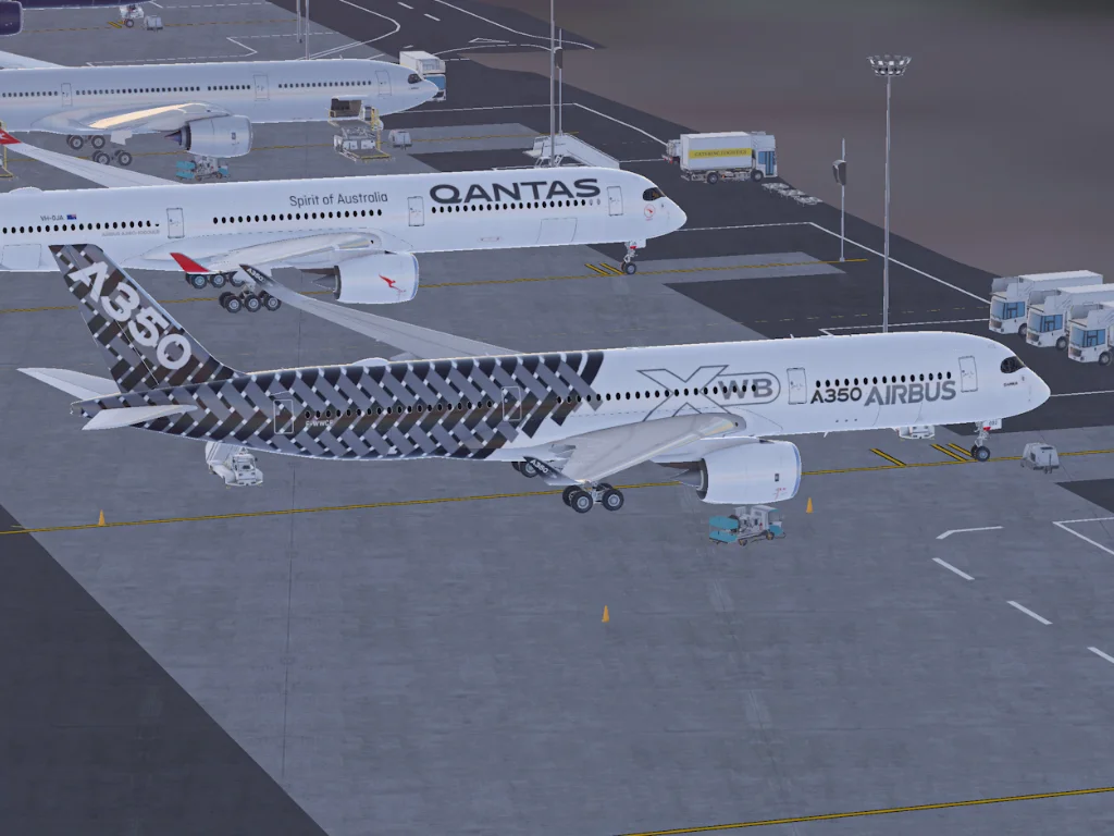 F-WWCF A350 Airbus-Factory carbon